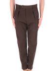 BERWICH PANTALONE ZG1802CHIAIA DKBROWN Marrone