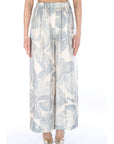 ALYSI PANTALONE STAMPATO 116136/P6031 CIE Cielo