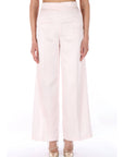 TWINSET PANTALONE IN DUCHESSE 261TP2417 00570 Rosa