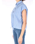 ROY ROGER'S CAMICIA RND90275CQ450124 C0344 Bianco/celeste