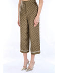 MAXMARA STUDIO PANTALONE STAMPATO MSTOTTELI 003 Verde