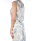 ALYSI BLUSA IN SETA STAMPATA 116238/P6031 CIE Cielo