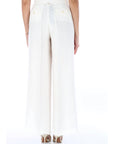 TWINSET PANTALONE MISTO LINO 261TP2454 00059 Madreperla
