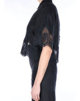 TWINSET CAMICIA IN LINO 261TT2181 00006 Nero