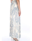 ALYSI PANTALONE STAMPATO 116136/P6031 CIE Cielo