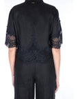 TWINSET CAMICIA IN LINO 261TT2181 00006 Nero