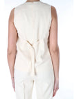 TWINSET GILET 261TP2224 07222 Panna