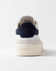 D.A.T.E. SNEAKERS SONICA CALF WHITE-BLUE
