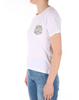 Kocca t-shirt bianca con applicazione strass