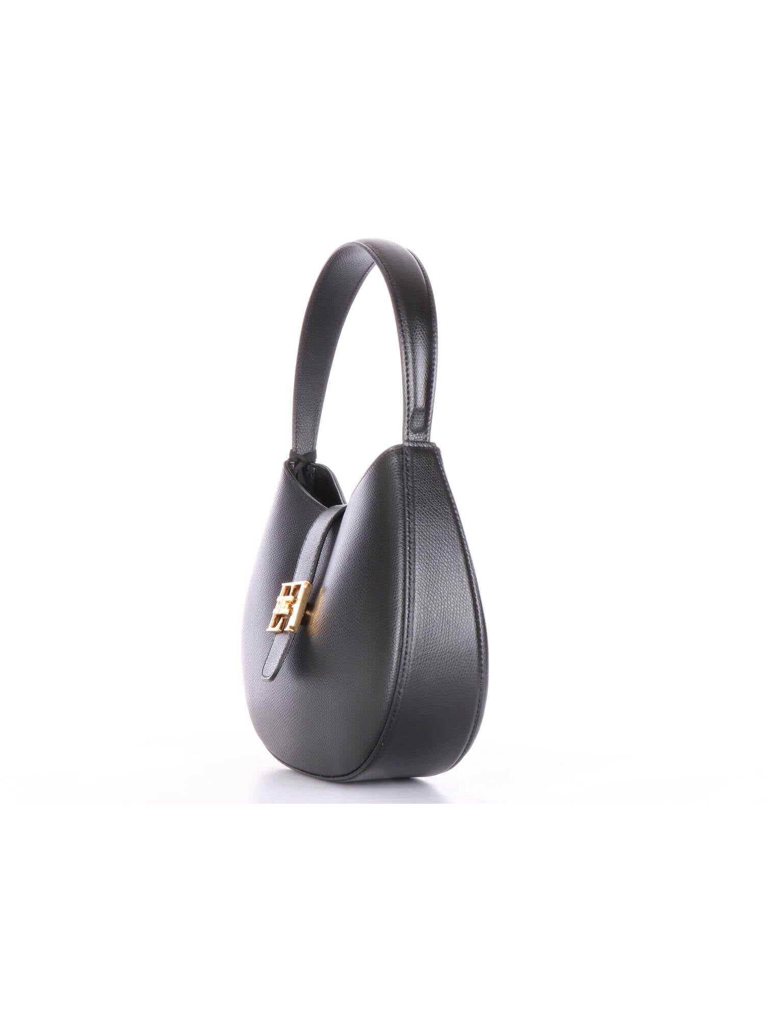 Elisabetta Franchi hobo grande nero in pelle