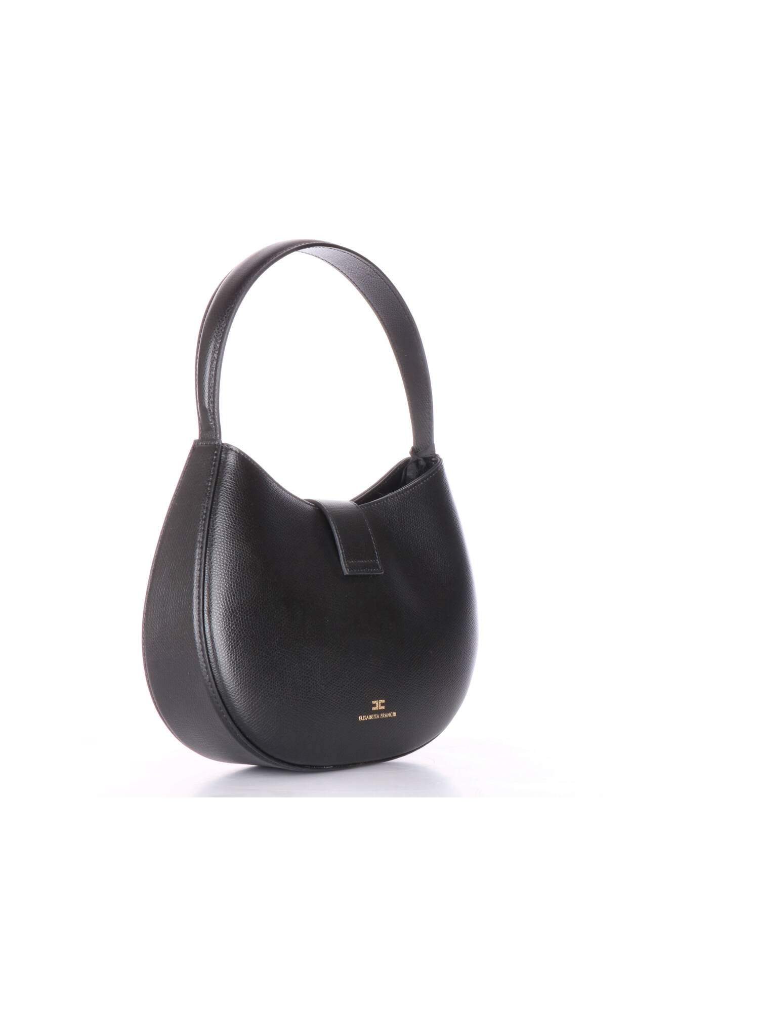 Elisabetta Franchi hobo grande nero in pelle