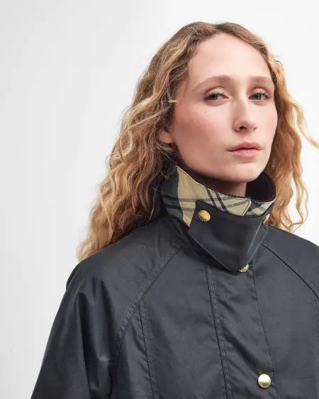 Barbour Giacca Cerata Modern Beadnell Donna Sage/Ancient