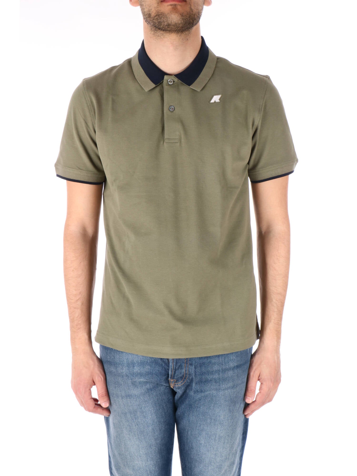 K-way polo uomo verde militare