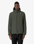 K-Way Giubbotto Jack ST Warm Reversibile Uomo Nero/Verde