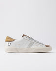 D.A.T.E. Sneakers Hill Low Scratch Uomo Bianco/Senape