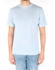 Daniele Fiesoli maglia celeste effetto t-shirt
