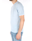 Daniele Fiesoli maglia celeste effetto t-shirt