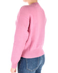 Pinko pullover rosa logo Love Birds