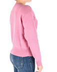 Pinko pullover rosa logo Love Birds