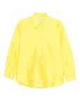 Alysi Camicia in Lyocell e Seta Donna Giallo Lime