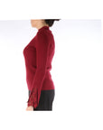 Kocca Maglia con Polsini in Pizzo Donna Bordeaux