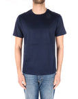 Kangra t-shirt in cotone elastan blu