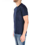 Kangra t-shirt in cotone elastan blu