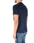 Kangra t-shirt in cotone elastan blu