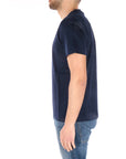 Kangra t-shirt in cotone elastan blu