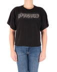 Pinko t-shirt logo strass