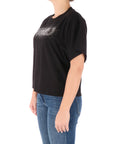 Pinko t-shirt logo strass