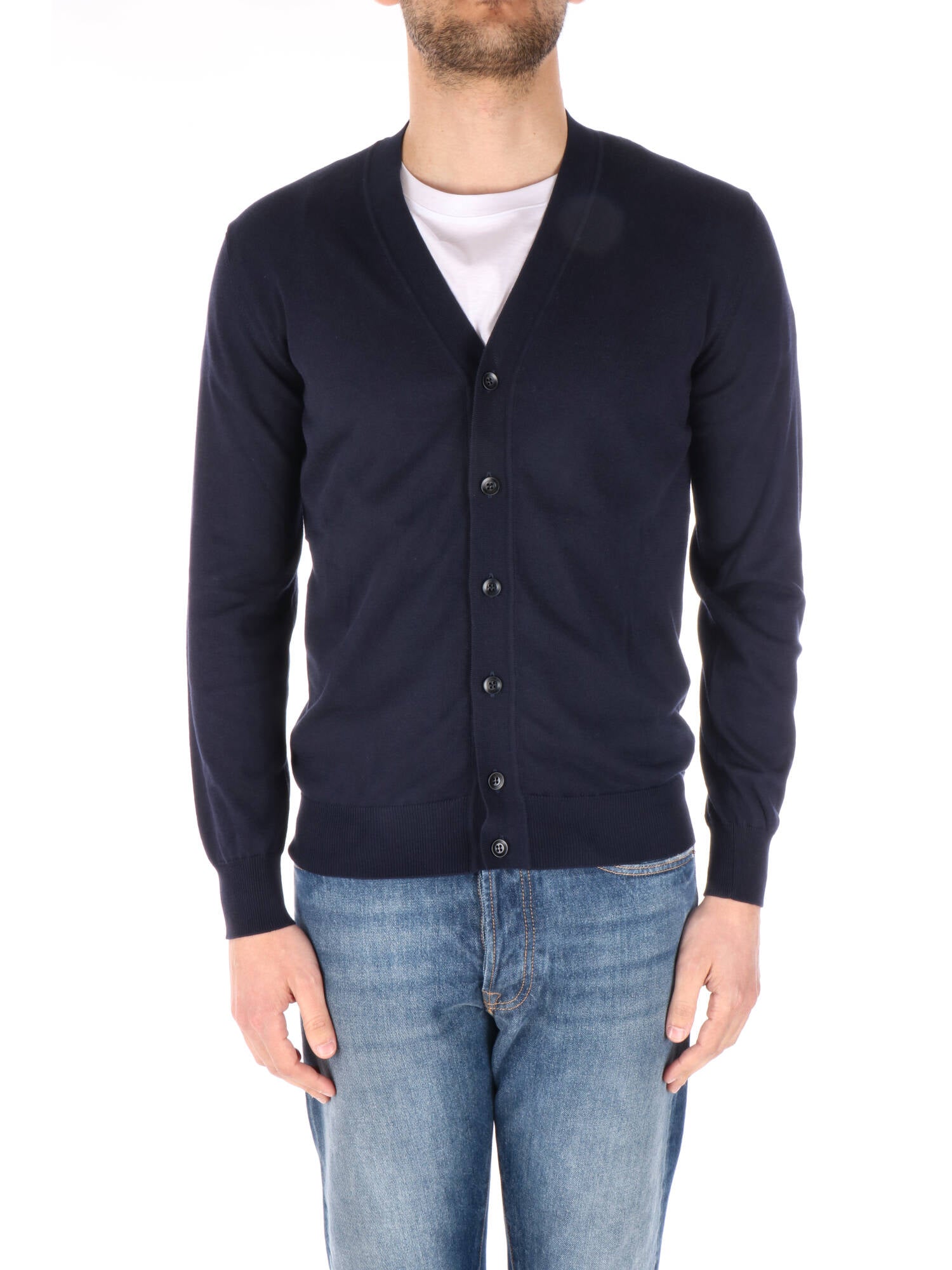 Kangra cardigan uomo blu