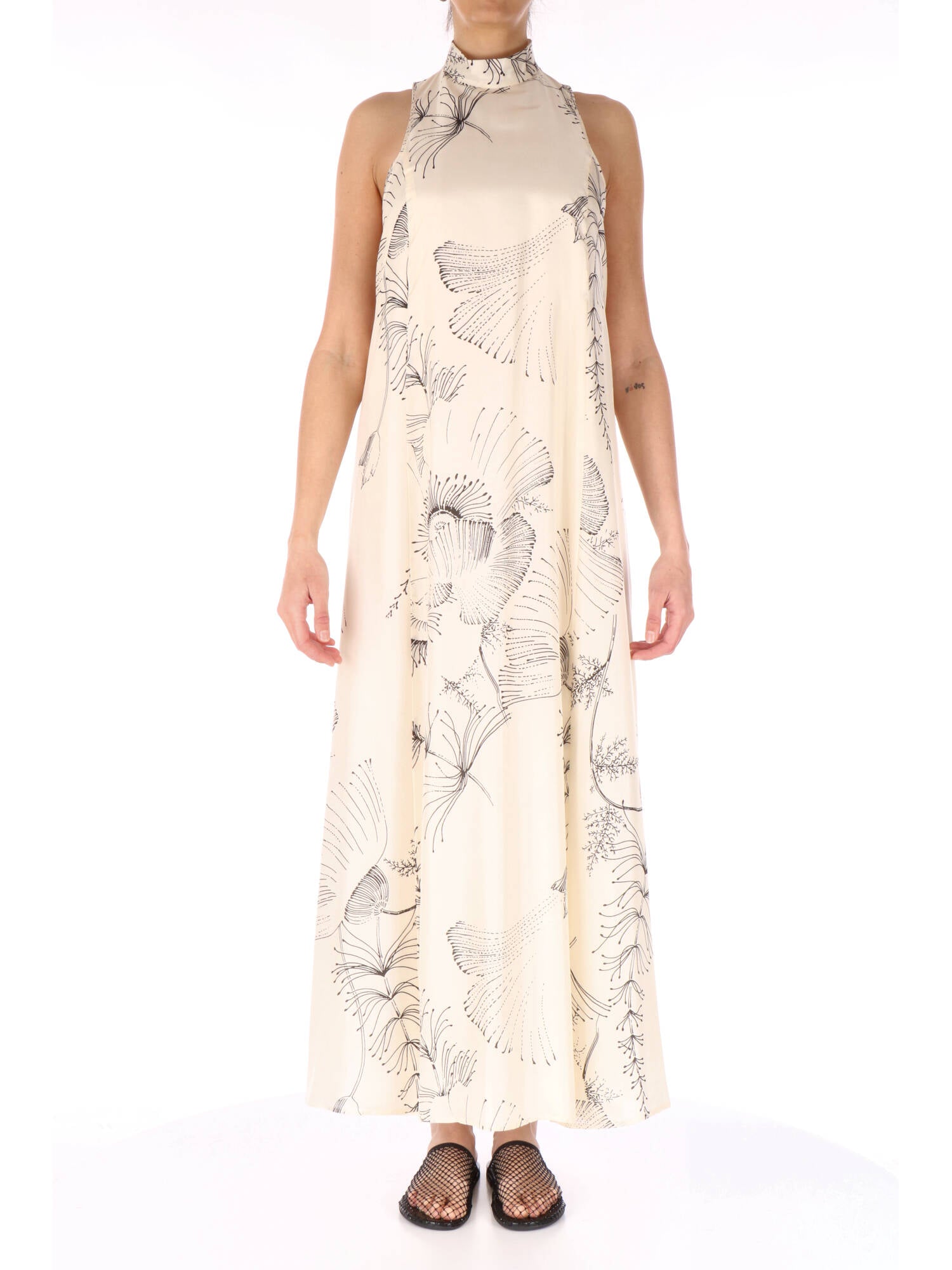 Alysi abito lungo in high-quality seta - Main Image