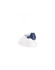 D.A.T.E. Sneakers uomo Levante bianco⁄blu