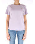 Twinset t-shirt Oval T lilla