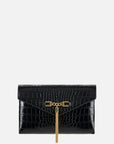 Elisabetta Franchi Borsa Tracolla con Catena Groumette Nero