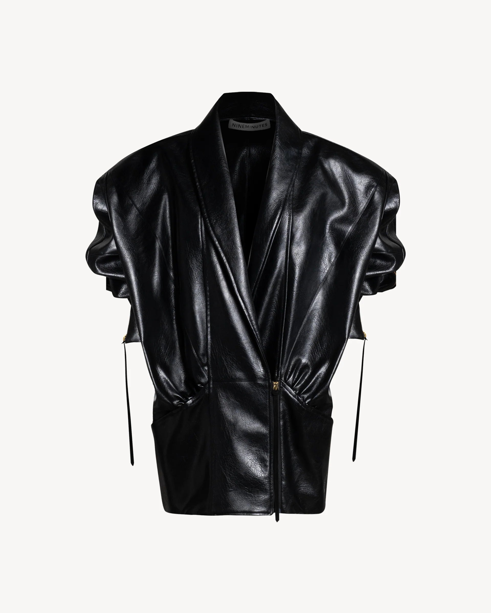 Nineminutes Giacca The Virgo Buffalo Over Eco-Pelle Donna Nero