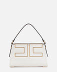 Elisabetta Franchi Tote Piccola Logo Latte