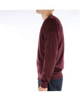 Daniele Fiesoli Cardigan in Lana Merinos Uomo Vino