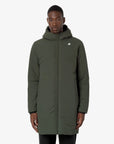 K-Way Giubbotto Jacob ST Warm Reversibile Uomo Nero/Verde