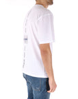 K-way t-shirt bianca con stampa