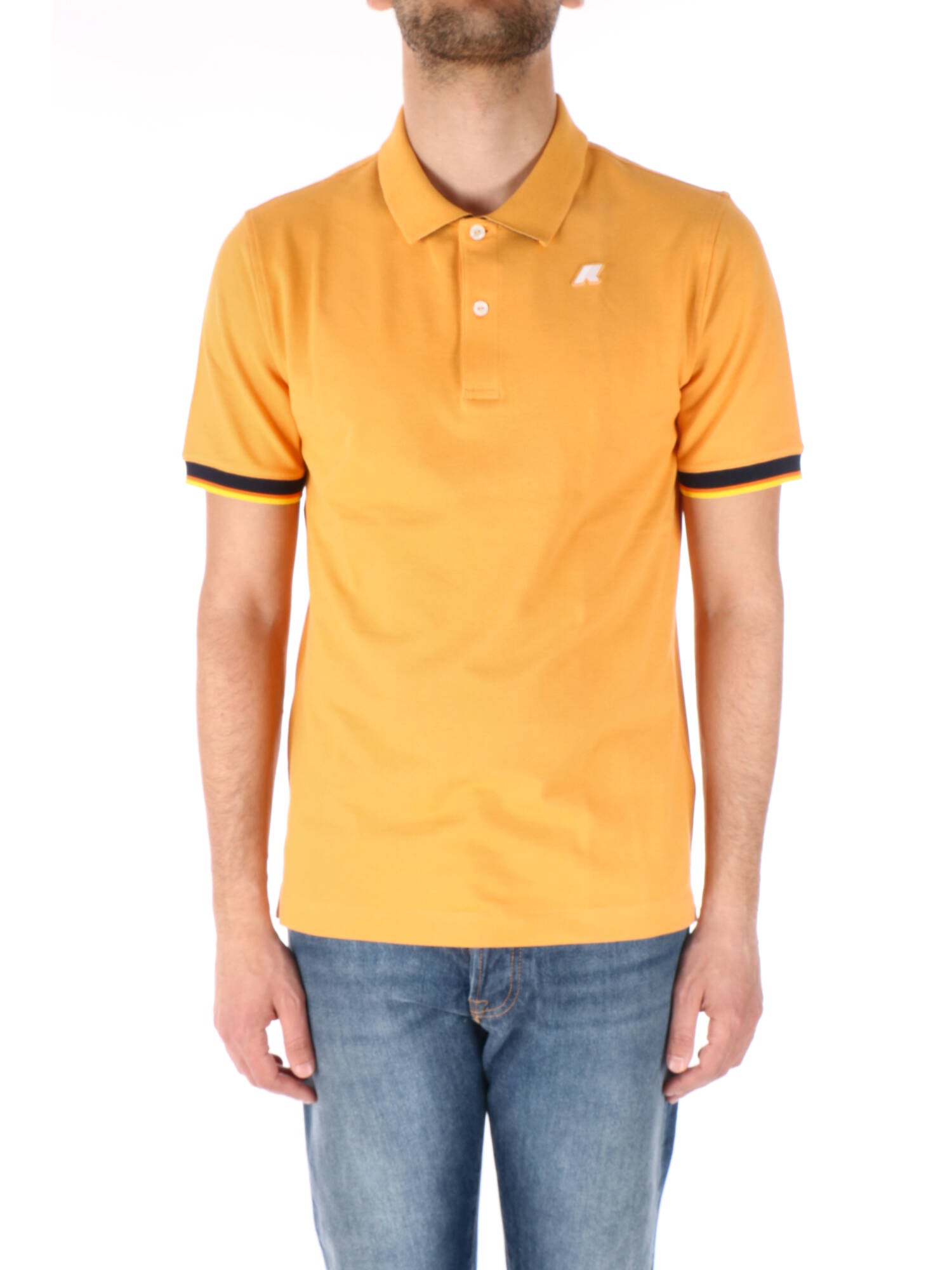 K-way polo uomo giallo senape