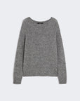 Max Mara Weekend Maglia in Alpaca e Cotone Grigio Medio
