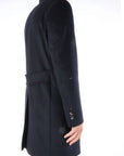 Breras Milano Cappotto Doppiopetto in Lana Uomo Blu