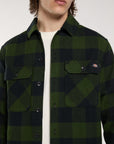 Dickies Camicia Sacramento in Flanella Verde/Nero