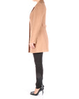 Kocca cappotto con reverse cammello