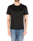 Kangra t-shirt in cotone elastan nero