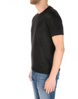 Kangra t-shirt in cotone elastan nero