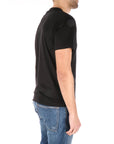 Kangra t-shirt in cotone elastan nero