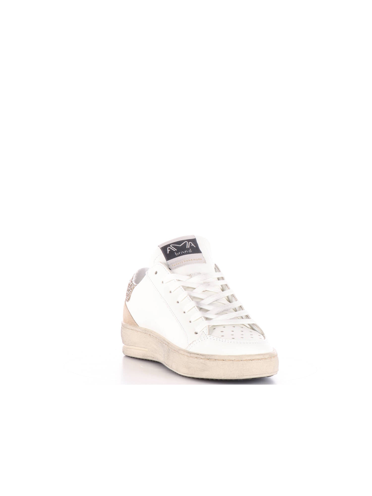 Ama-brand sneakers donna Slam bianco/beige